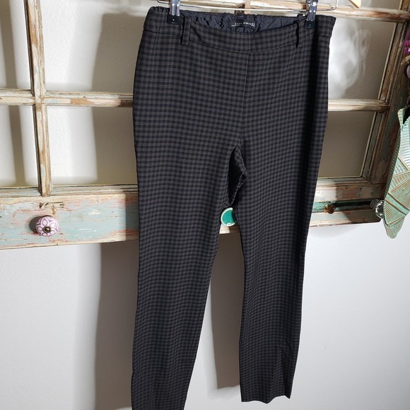 Zara Woman pants checkered pattern ladies size small - Picture 6 of 10